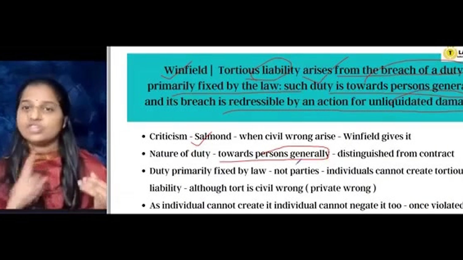 law of torts topic 1